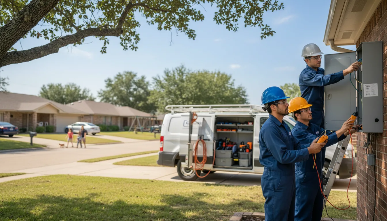 Certified electrician providing emergency electrical services in Wright, MN